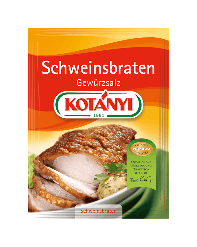 Kotányi Schweinsbraten Gewürzsalz im Brief
