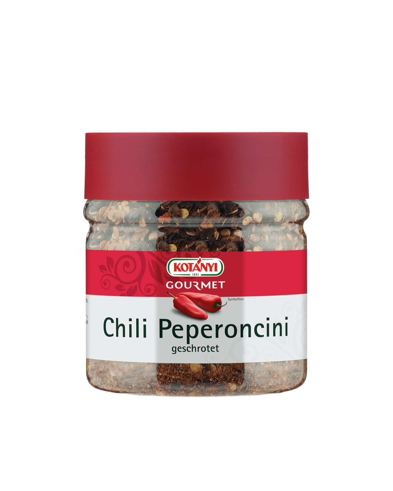 Kotányi Gourmet Chili Peperoncini in der 400ccm Dose