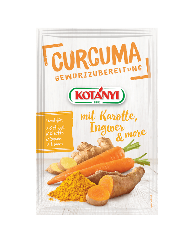 Kotányi Curcuma mit Karotte, Ingwer & More Gewürzzubereitung