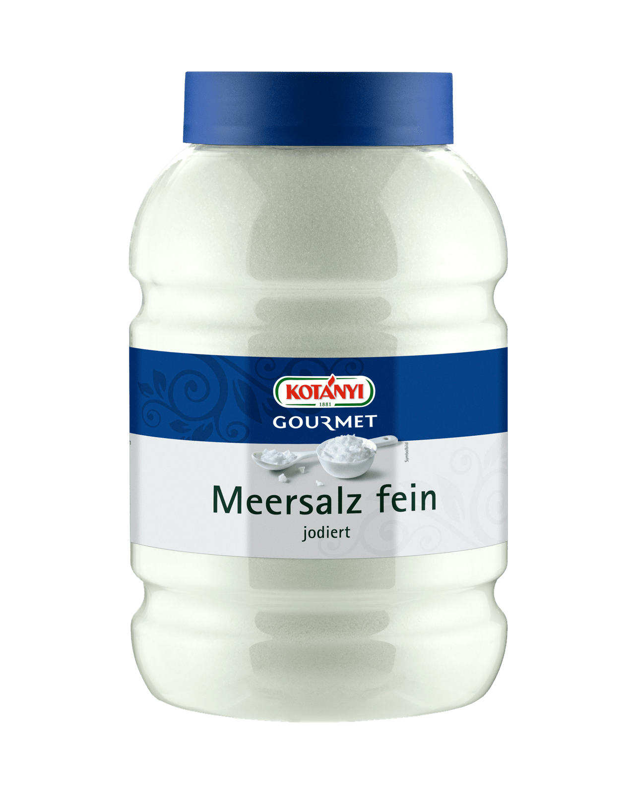Kotányi Gourmet Meersalz fein jodiert in der 3000ccm Dose