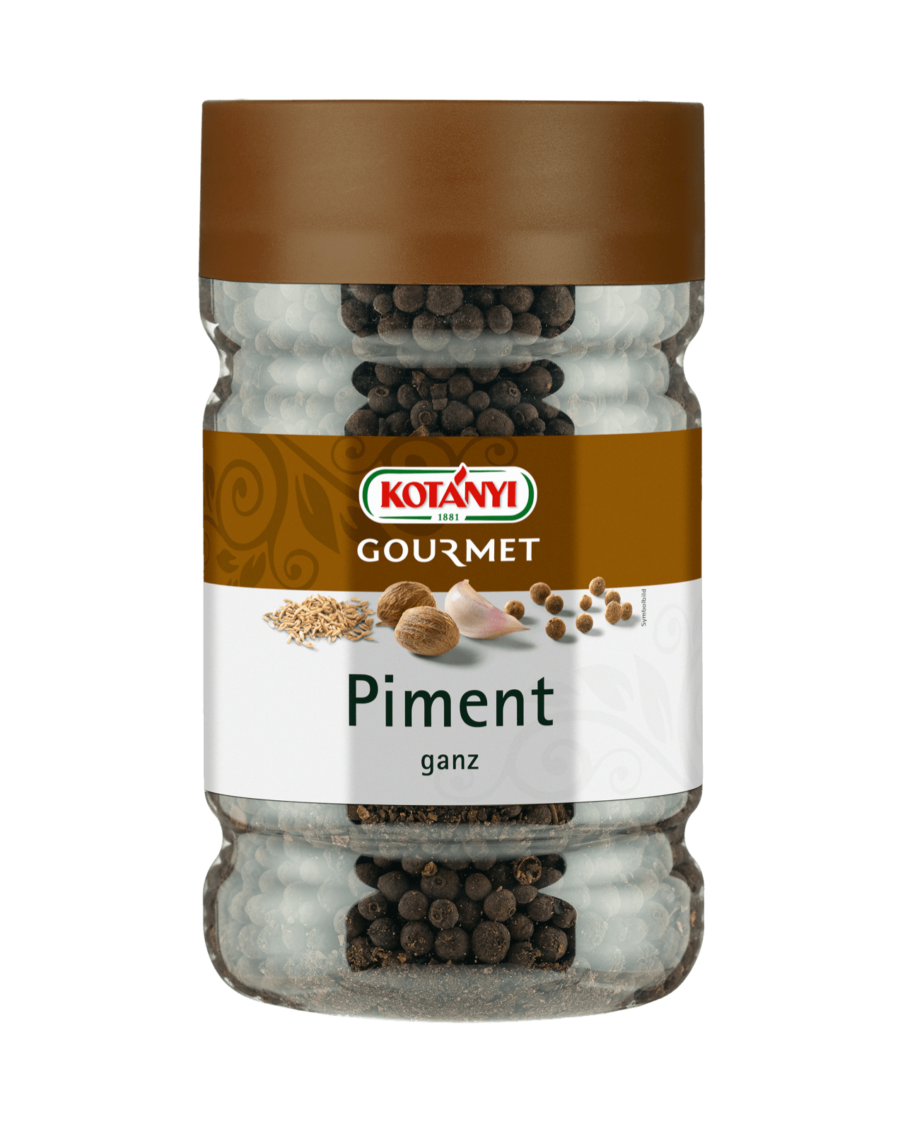 Kotányi Gourmet Piment ganz in der 1200ccm Dose