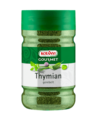 Kotányi Gourmet Thymian gerebelt in der 1200ccm Dose