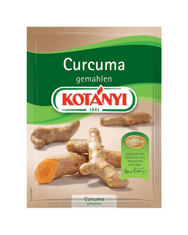 Kotányi Curcuma gemahlen im Brief