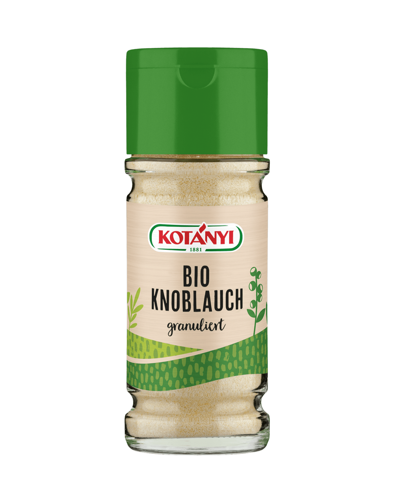 Kotányi Bio Knoblauch granuliert im 100ml Glas