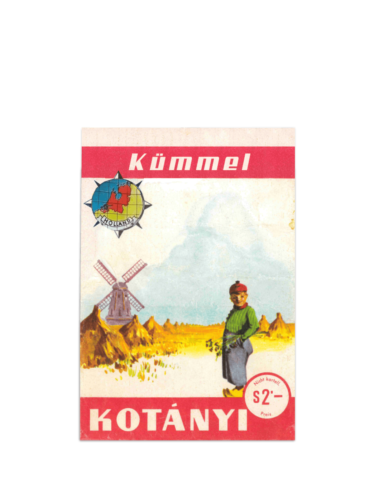 A Kotányi caraway sachet from 1961.