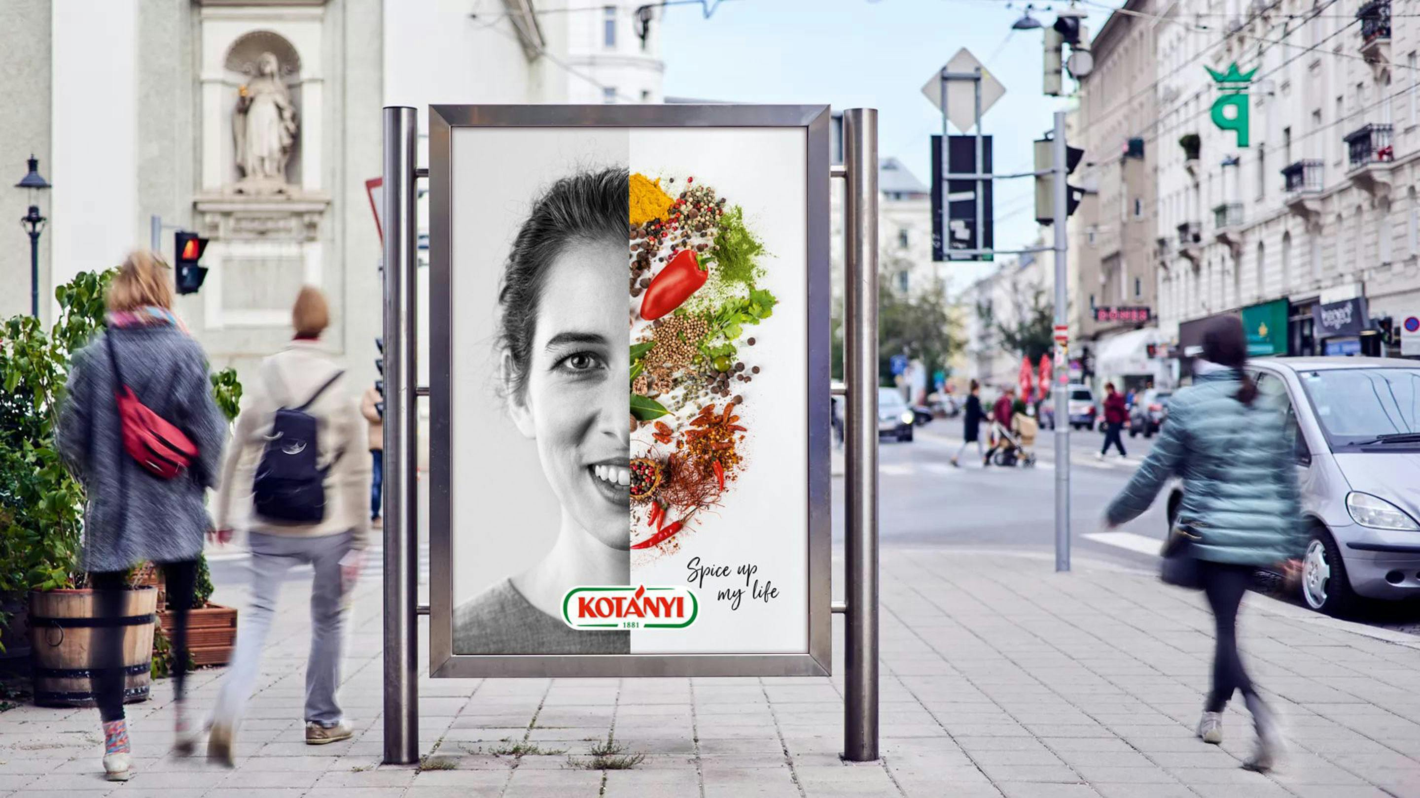 "Spice up my life" Kotányi advert.