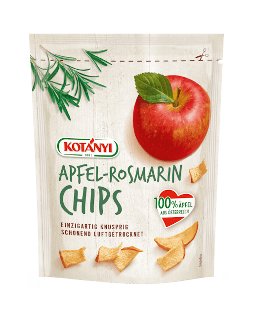Crunchy Kotányi Apple-Rosemary Chips