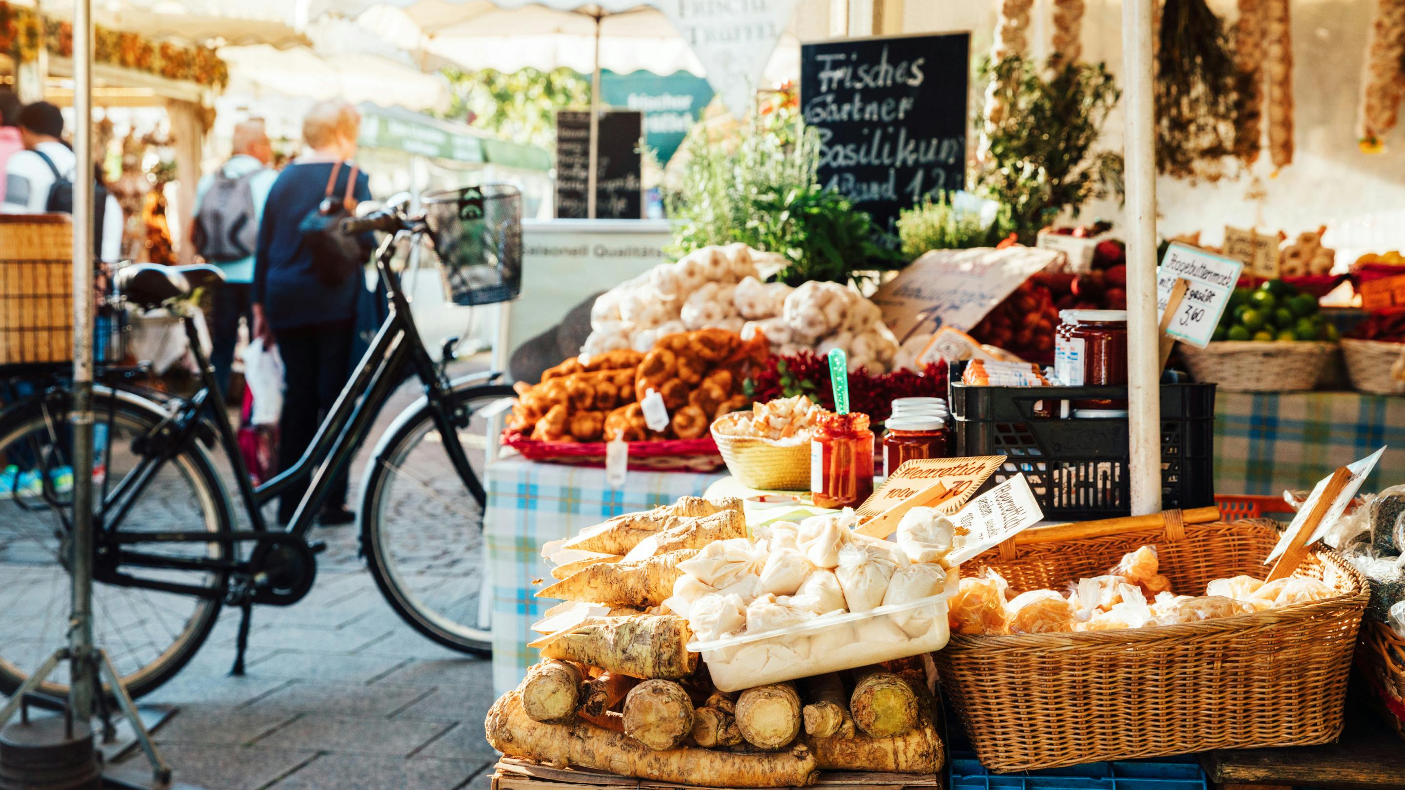 Shopping at market