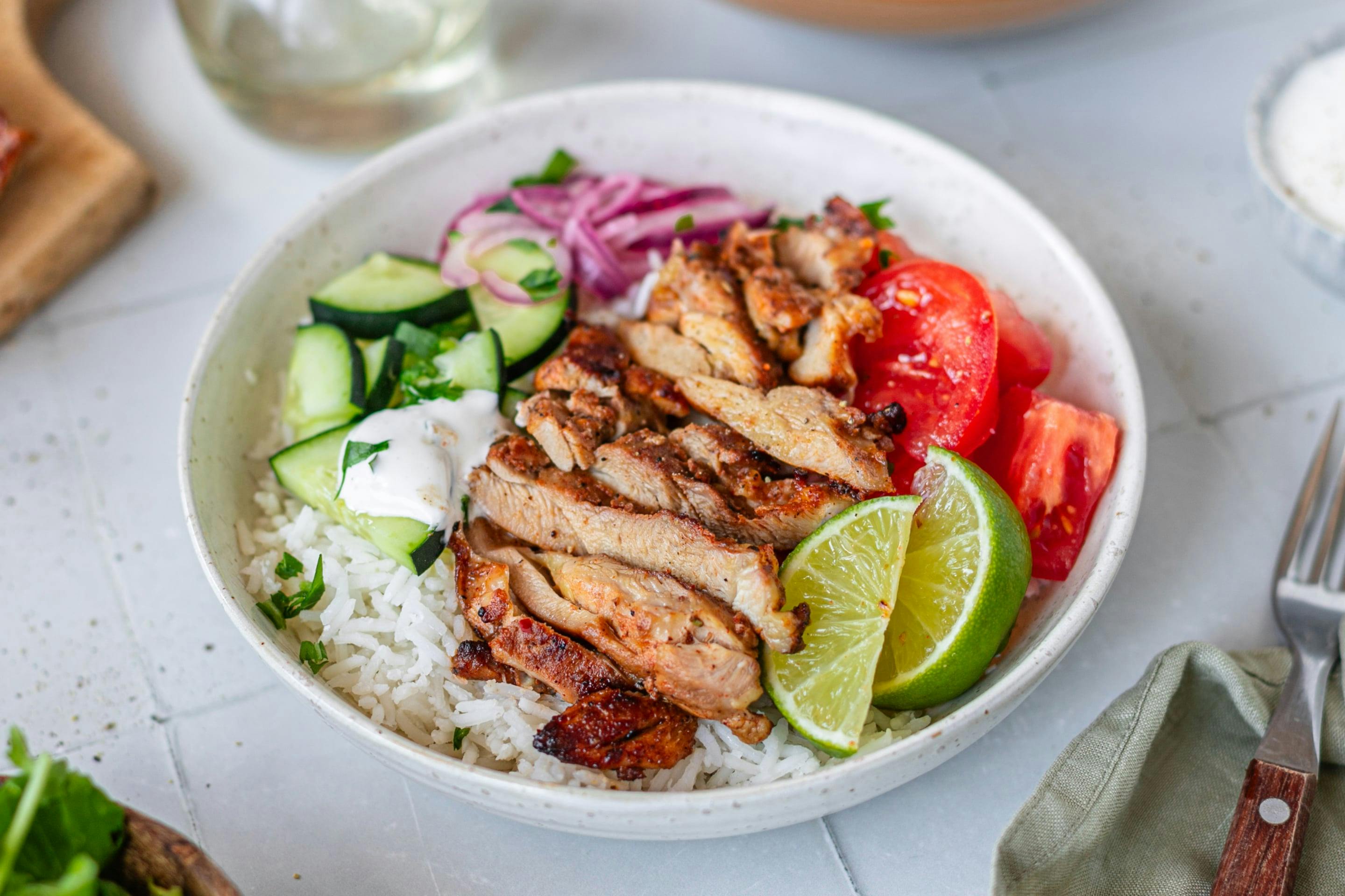 Chicken Shawarma Bowl Min