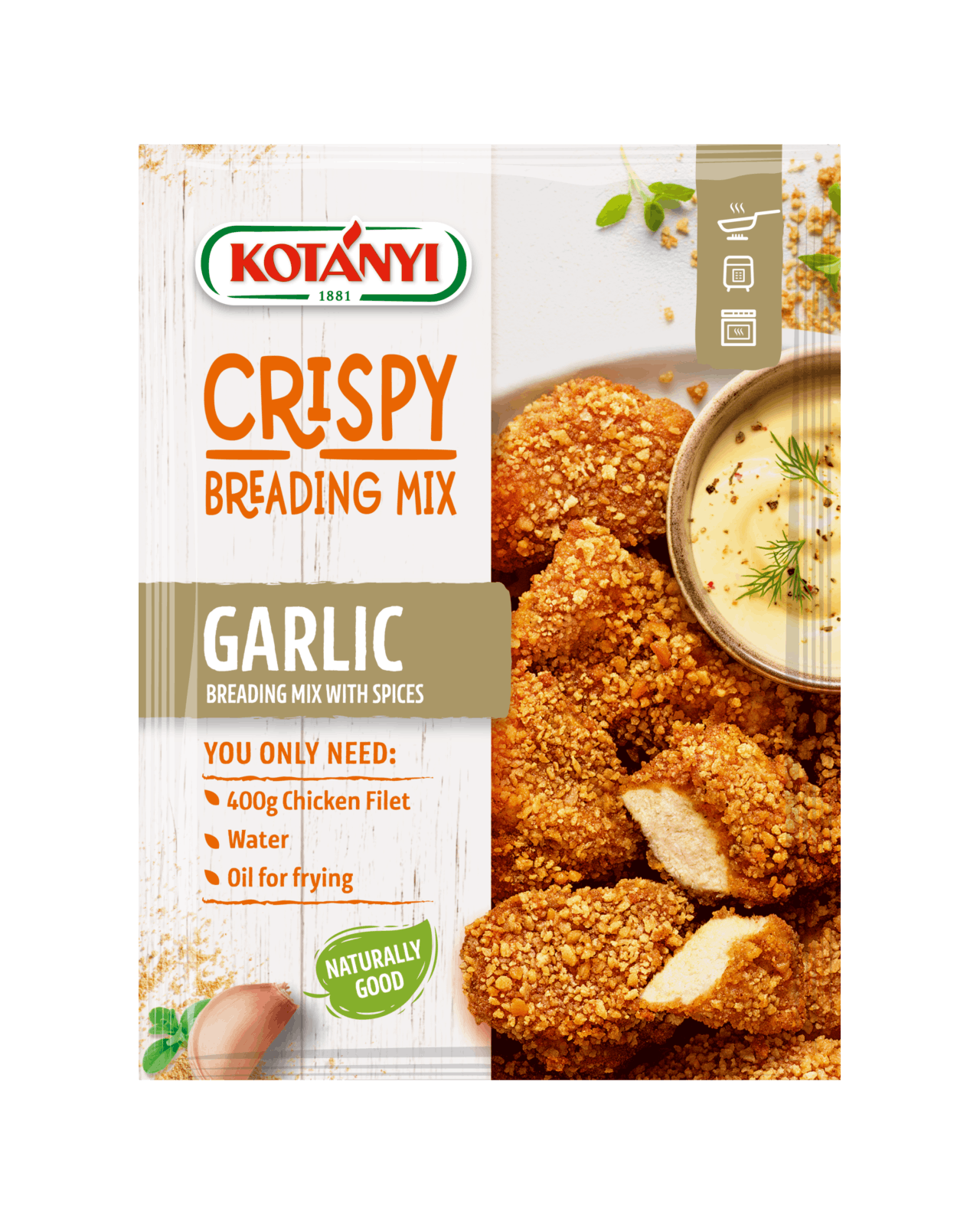 380200 Breading Mix With Spices Garlic Int Pouch Vs