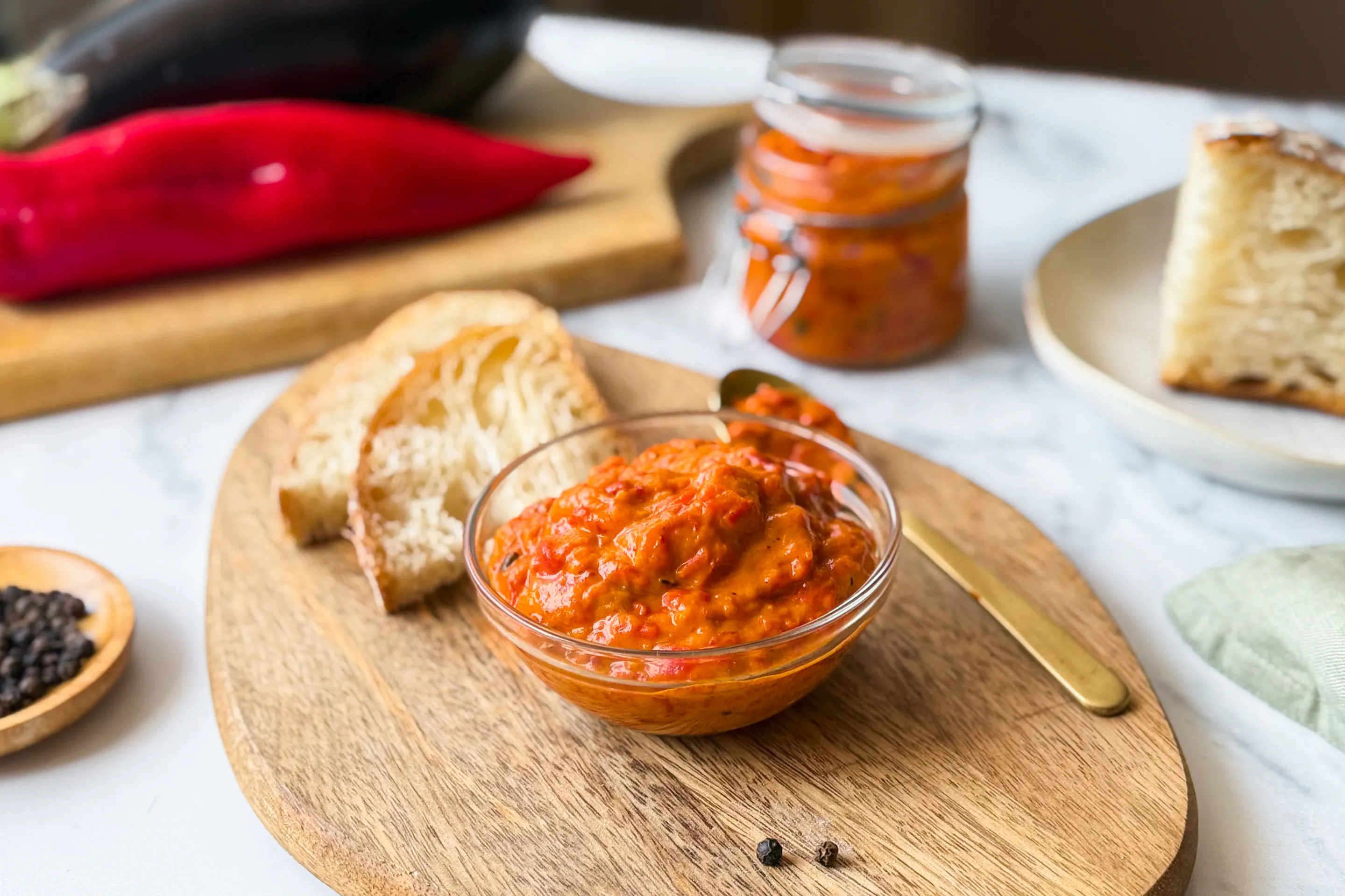 Homemade Ajvar Compressed