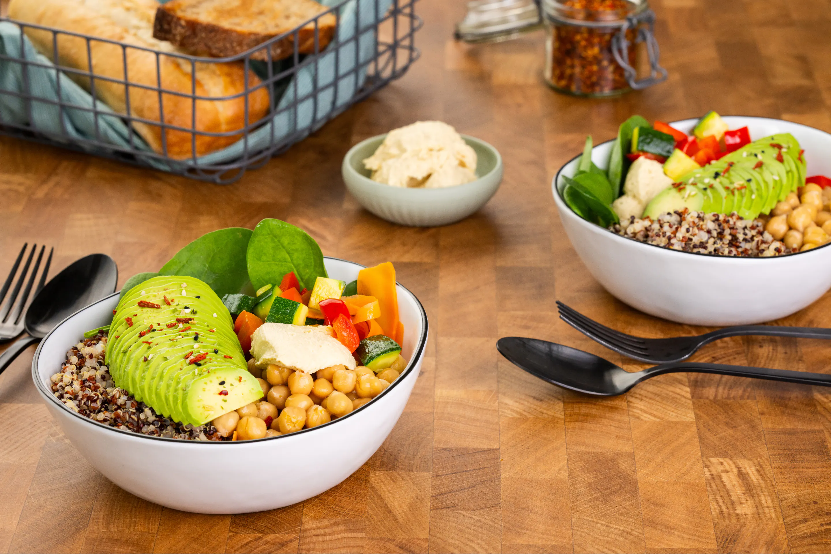 Bunte Bowl Mit Avocado Topping Landing Page
